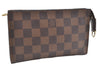 Authentic Louis Vuitton Damier Pouch Purse For Bucket PM LV 6855F