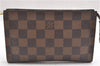 Authentic Louis Vuitton Damier Pouch Purse For Bucket PM LV 6855F