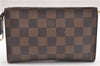 Authentic Louis Vuitton Damier Pouch Purse For Bucket PM LV 6855F