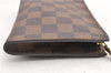 Authentic Louis Vuitton Damier Pouch Purse For Bucket PM LV 6855F