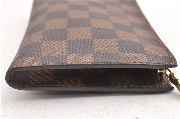 Authentic Louis Vuitton Damier Pouch Purse For Bucket PM LV 6855F