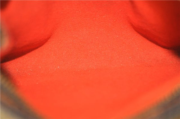 Authentic Louis Vuitton Damier Pouch Purse For Bucket PM LV 6855F