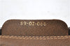 Authentic GUCCI Web Sherry Line Shoulder Cross Bag GG PVC Leather Brown 6858F