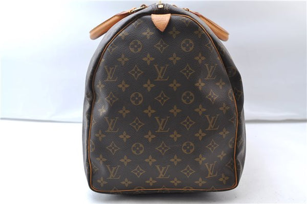 Authentic Louis Vuitton Monogram Keepall 55 Travel Boston Bag M41424 LV 6860E