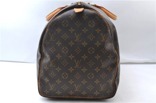 Authentic Louis Vuitton Monogram Keepall 55 Travel Boston Bag M41424 LV 6860E