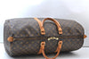 Authentic Louis Vuitton Monogram Keepall 55 Travel Boston Bag M41424 LV 6860E