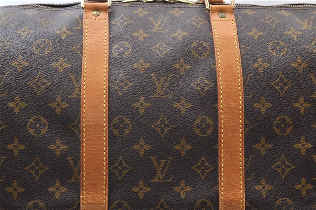 Authentic Louis Vuitton Monogram Keepall 55 Travel Boston Bag M41424 LV 6860E