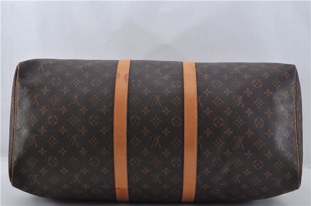 Authentic Louis Vuitton Monogram Keepall 55 Travel Boston Bag M41424 LV 6861E