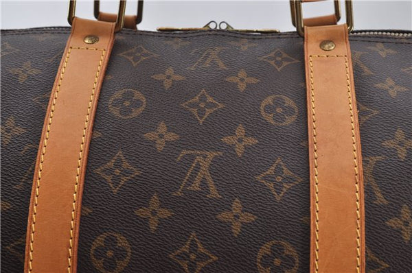 Authentic Louis Vuitton Monogram Keepall 55 Travel Boston Bag M41424 LV 6861E