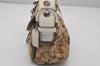 Authentic COACH Signature Shoulder Hand Bag Canvas Leather 6314 Brown 6862I