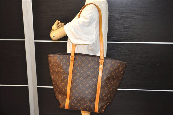 Authentic Louis Vuitton Monogram Sac Shopping PM Tote Bag M51108 LV 6863E