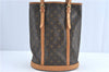 Authentic Louis Vuitton Monogram Bucket GM Shoulder Bag M42236 LV Junk 6866B
