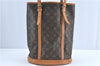 Authentic Louis Vuitton Monogram Bucket GM Shoulder Bag M42236 LV Junk 6866B