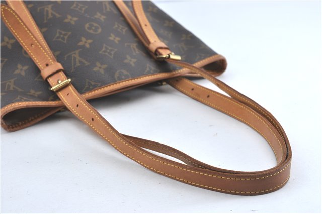 Authentic Louis Vuitton Monogram Bucket GM Shoulder Bag M42236 LV Junk 6866B