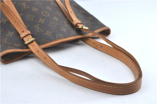 Authentic Louis Vuitton Monogram Bucket GM Shoulder Bag M42236 LV Junk 6866B