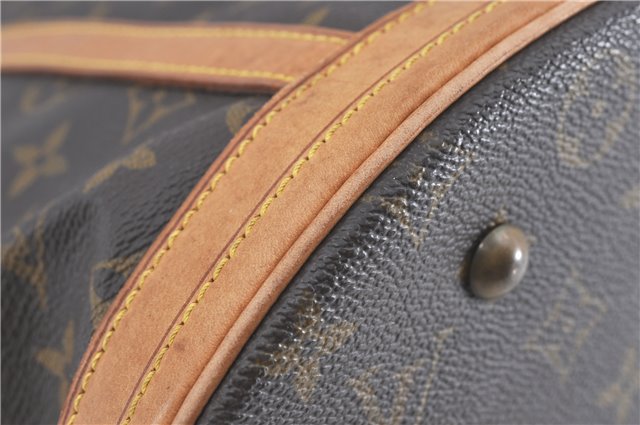 Authentic Louis Vuitton Monogram Bucket GM Shoulder Bag M42236 LV Junk 6866B