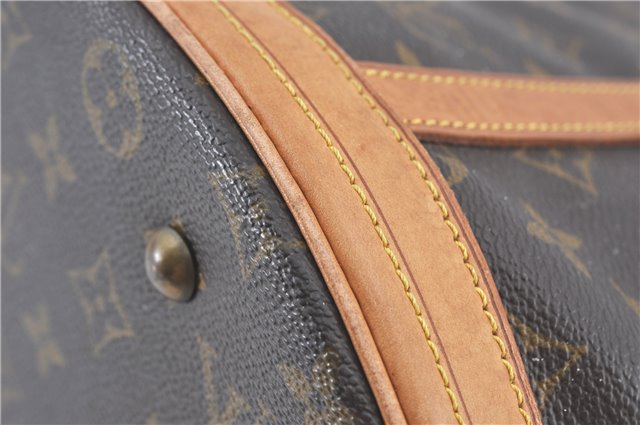 Authentic Louis Vuitton Monogram Bucket GM Shoulder Bag M42236 LV Junk 6866B