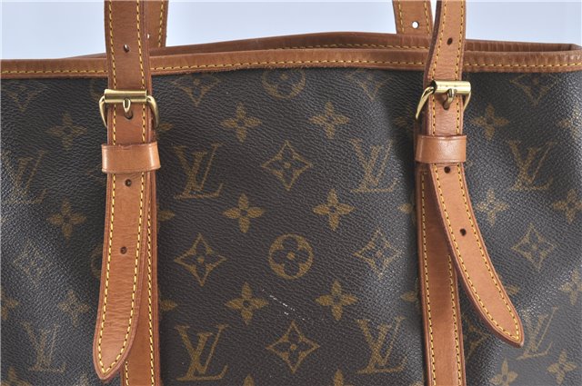 Authentic Louis Vuitton Monogram Bucket GM Shoulder Bag M42236 LV Junk 6866B