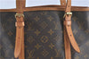 Authentic Louis Vuitton Monogram Bucket GM Shoulder Bag M42236 LV Junk 6866B