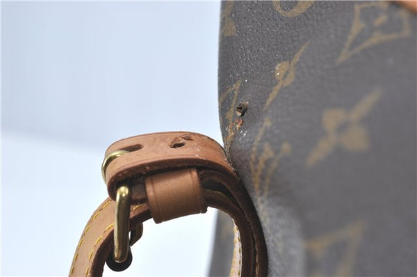 Authentic Louis Vuitton Monogram Bucket GM Shoulder Bag M42236 LV Junk 6866B