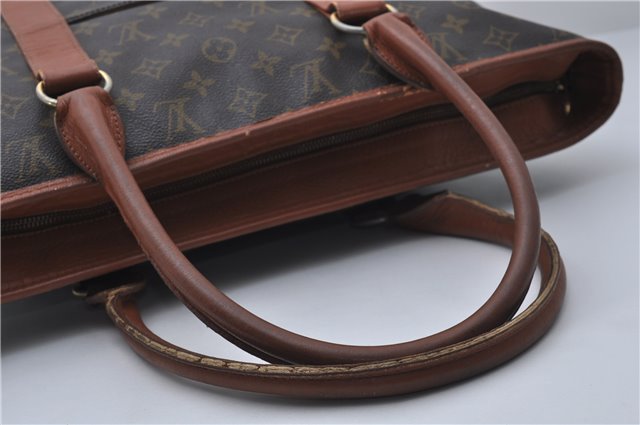 Auth Louis Vuitton Monogram Sac Weekend PM Vintage Tote Hand Bag M42425 LV 6866D