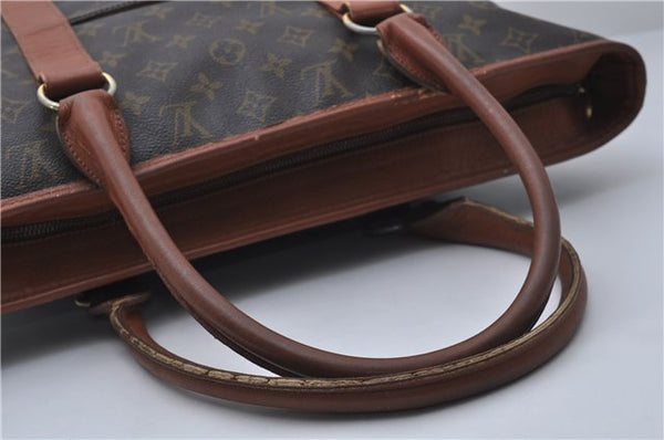Auth Louis Vuitton Monogram Sac Weekend PM Vintage Tote Hand Bag M42425 LV 6866D