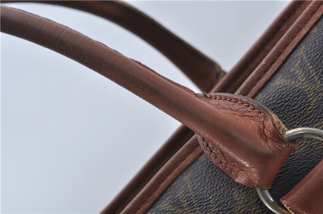 Auth Louis Vuitton Monogram Sac Weekend PM Vintage Tote Hand Bag M42425 LV 6866D