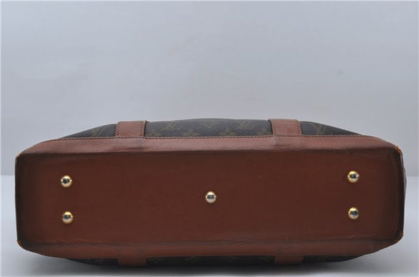 Auth Louis Vuitton Monogram Sac Weekend PM Vintage Tote Hand Bag M42425 LV 6866D