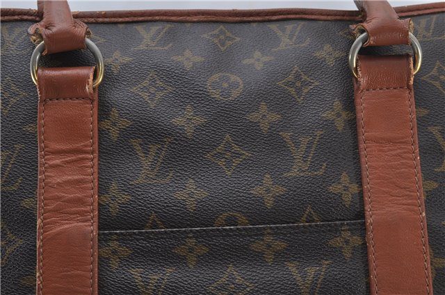 Auth Louis Vuitton Monogram Sac Weekend PM Vintage Tote Hand Bag M42425 LV 6866D