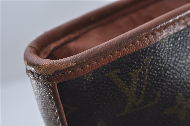 Auth Louis Vuitton Monogram Sac Weekend PM Vintage Tote Hand Bag M42425 LV 6866D