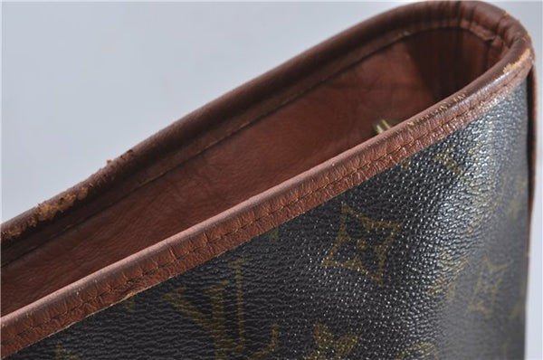 Auth Louis Vuitton Monogram Sac Weekend PM Vintage Tote Hand Bag M42425 LV 6866D