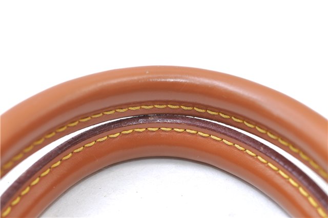 Authentic Louis Vuitton Epi Alma PM Hand Bag Brown M52148 LV 6867E