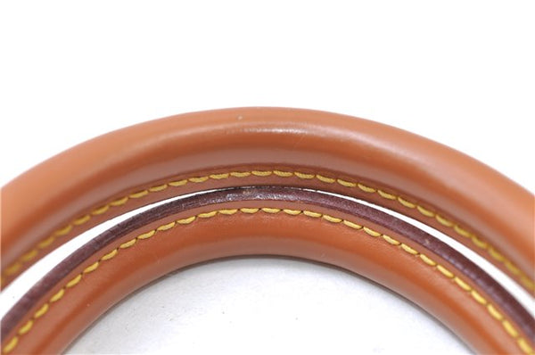 Authentic Louis Vuitton Epi Alma PM Hand Bag Brown M52148 LV 6867E