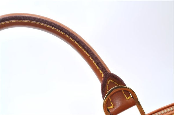 Authentic Louis Vuitton Epi Alma PM Hand Bag Brown M52148 LV 6867E