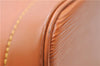 Authentic Louis Vuitton Epi Alma PM Hand Bag Brown M52148 LV 6867E
