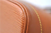 Authentic Louis Vuitton Epi Alma PM Hand Bag Brown M52148 LV 6867E