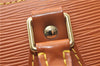 Authentic Louis Vuitton Epi Alma PM Hand Bag Brown M52148 LV 6867E