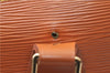 Authentic Louis Vuitton Epi Alma PM Hand Bag Brown M52148 LV 6867E