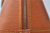 Authentic Louis Vuitton Epi Alma PM Hand Bag Brown M52148 LV 6867E