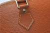 Authentic Louis Vuitton Epi Alma PM Hand Bag Brown M52148 LV 6867E