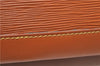 Authentic Louis Vuitton Epi Alma PM Hand Bag Brown M52148 LV 6867E