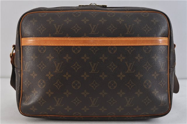 Auth LOUIS VUITTON Monogram Reporter GM Shoulder Cross Body Bag M45252 LV 6868C