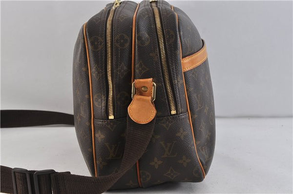 Auth LOUIS VUITTON Monogram Reporter GM Shoulder Cross Body Bag M45252 LV 6868C