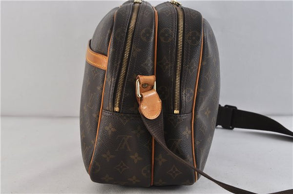 Auth LOUIS VUITTON Monogram Reporter GM Shoulder Cross Body Bag M45252 LV 6868C