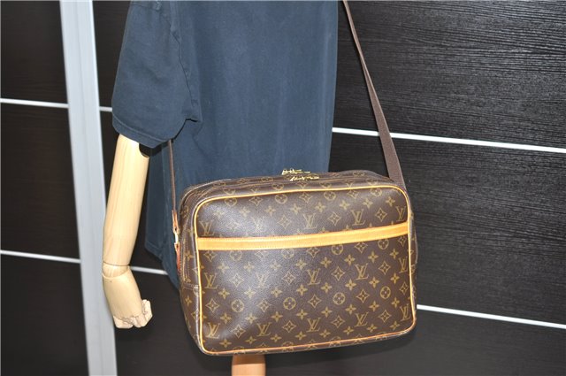 Auth LOUIS VUITTON Monogram Reporter GM Shoulder Cross Body Bag M45252 LV 6868C