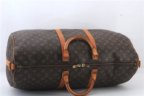 Auth LOUIS VUITTON Monogram Keepall Bandouliere 60 Boston Bag M41412 LV 6870C