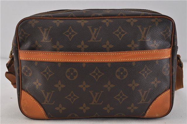 Auth LOUIS VUITTON Monogram Trocadero 27 Shoulder Cross Body Bag M51274 LV 6872C