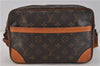 Auth LOUIS VUITTON Monogram Trocadero 27 Shoulder Cross Body Bag M51274 LV 6872C