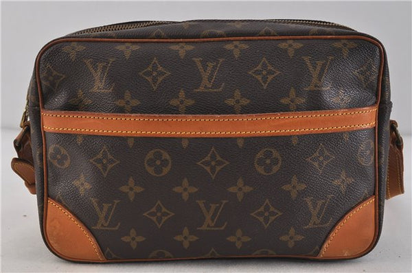 Auth LOUIS VUITTON Monogram Trocadero 27 Shoulder Cross Body Bag M51274 LV 6872C