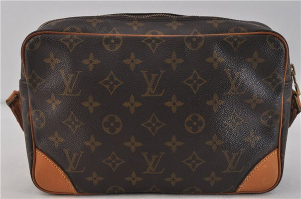 Auth LOUIS VUITTON Monogram Trocadero 27 Shoulder Cross Body Bag M51274 LV 6872C